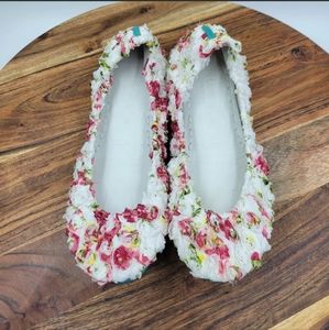 Tieks by Gavrieli Ballet Flat Shoes Women's 9 Rose Garden Floral Slip On Loafer